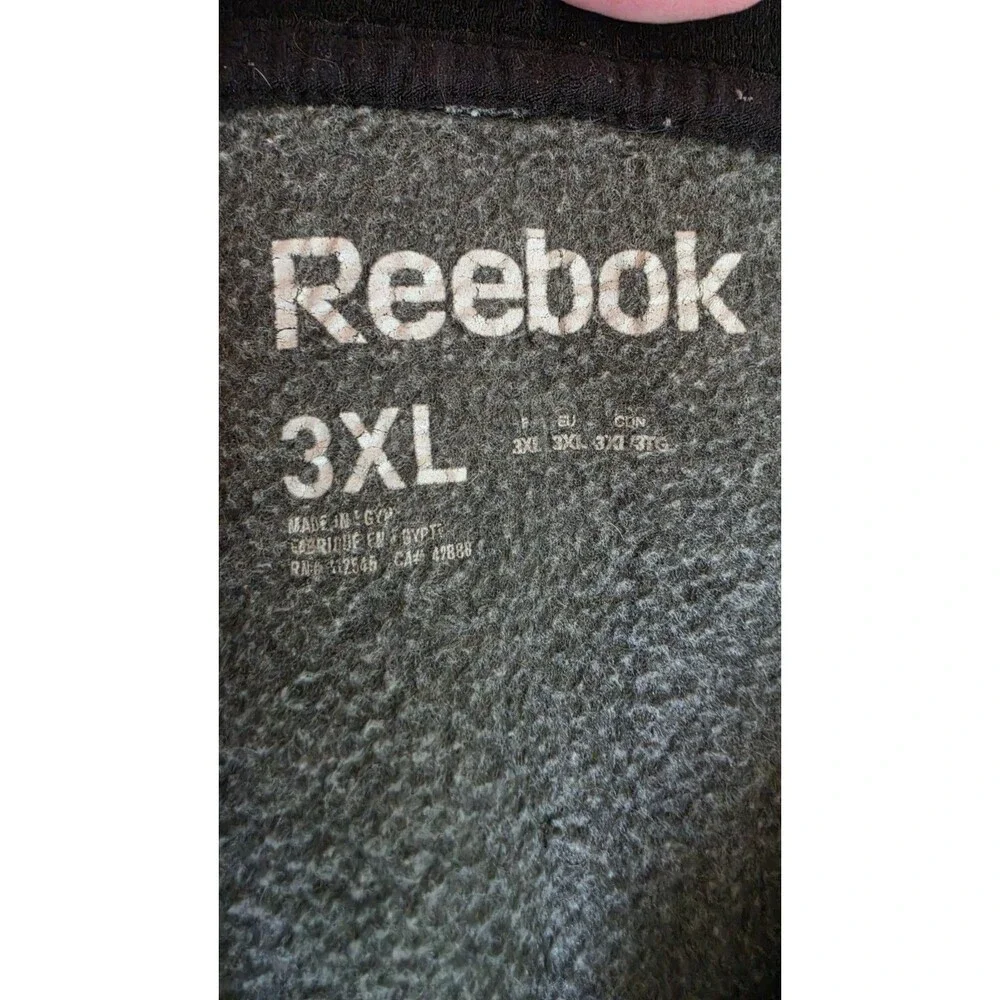 Reebok Men's Grey Hooded Jacket Size 3XL